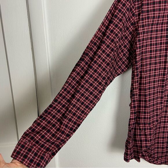 Ralph Lauren Men’s Red &‎ Black Plaid Shirt Long Sleeve Business Casual Work XXL - Picture 10 of 12